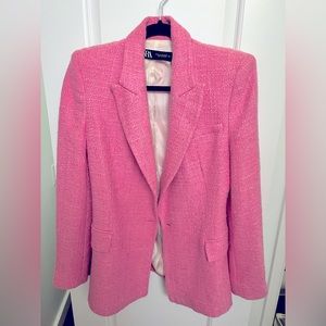 ZARA PINK BLAZER XS